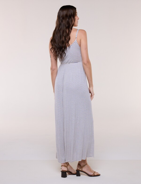 Vestido Maxi Rayas BEIGE