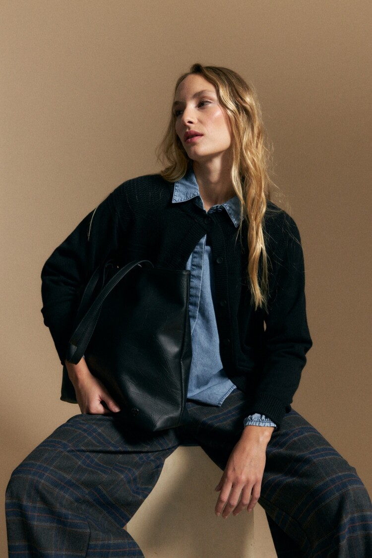 CARDIGAN JUSTIN Negro