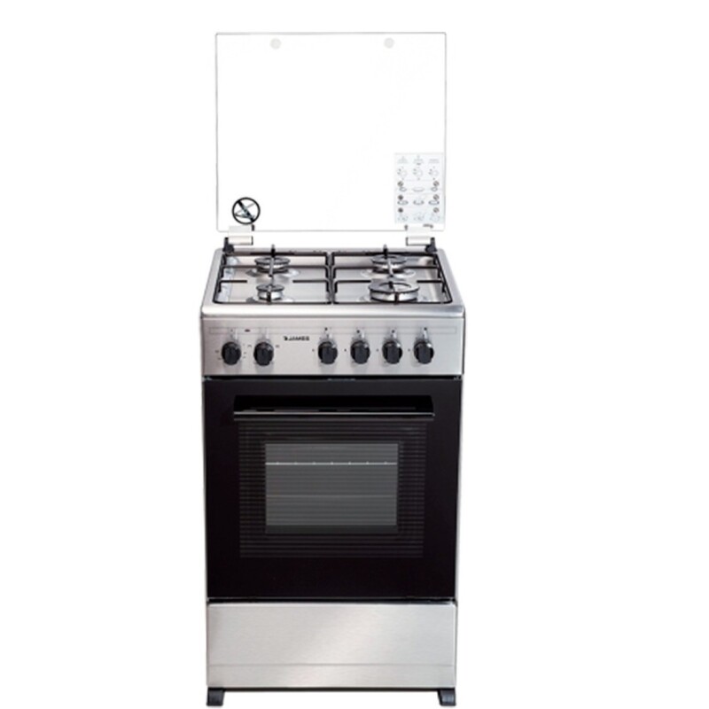 Cocina James Combinada C 555 Tks Inoxidable 4 Hornallas Cocina James Combinada C 555 Tks Inoxidable 4 Hornallas