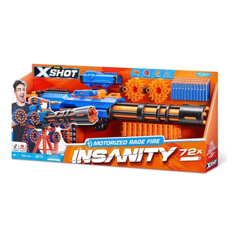 X-Shot Insanity Fuego Furioso Motorizado X-Shot Insanity Fuego Furioso Motorizado