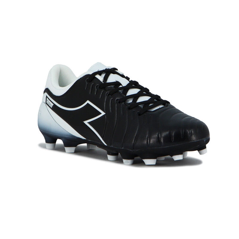 Zapato Fútbol Md Diadora Mondiali Teen Negro-blanco
