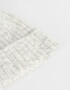Gorro Clasico Gorro Tejido Con Pompón - Blanco Crudo