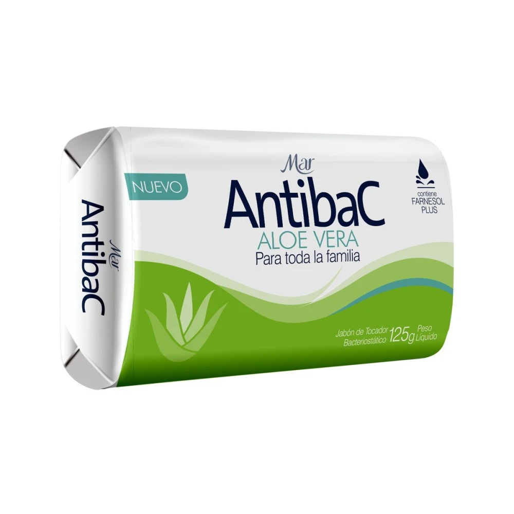 ANTIBAC JABON X 125 GR.ALOE UNID.