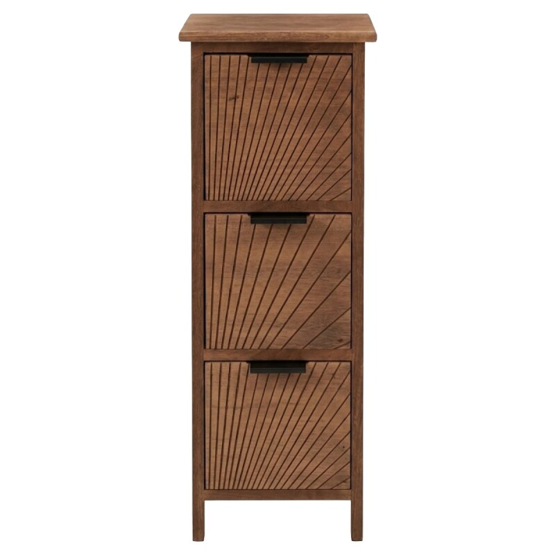 ESTANTE ORGANIZADOR C/3 CAJON MARRON Unica