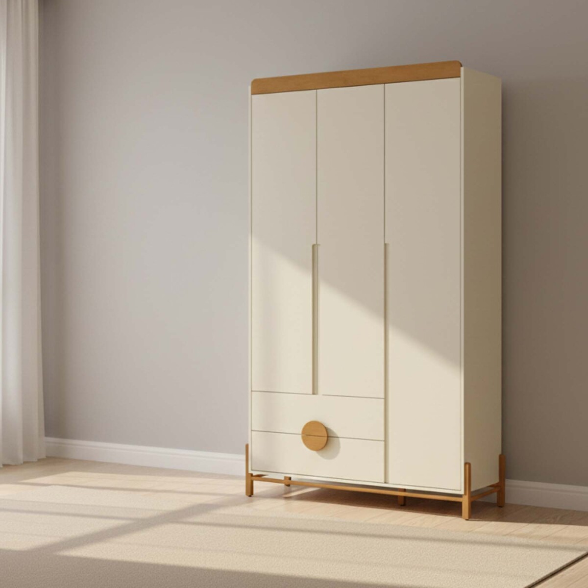 PLACARD TESS KIDS 20502 - 3 PUERTAS MDF BLANCO 20502 