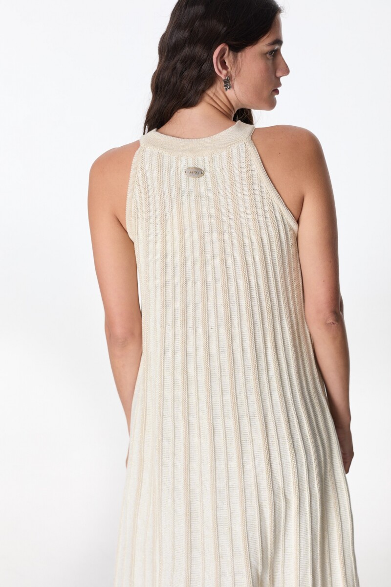 Vestido Ecos Crudo