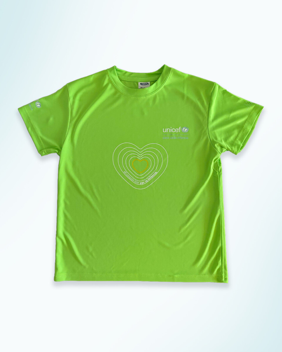 Camiseta UNICEF NIÑO/A - VERDE 