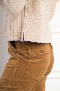 Sweater Bouttonne Beige Melange