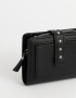 Billetera Boho Billetera Con Snap - Negro