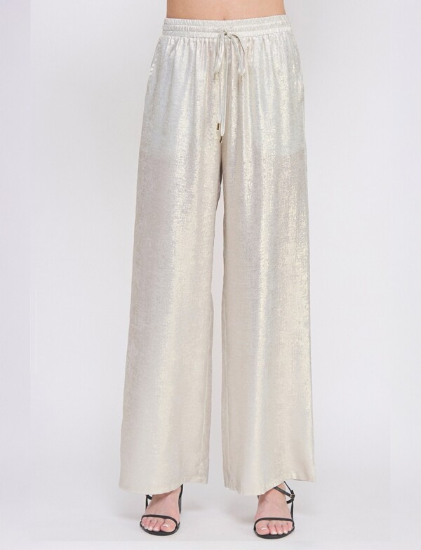 Pantalon Brillo CRUDO