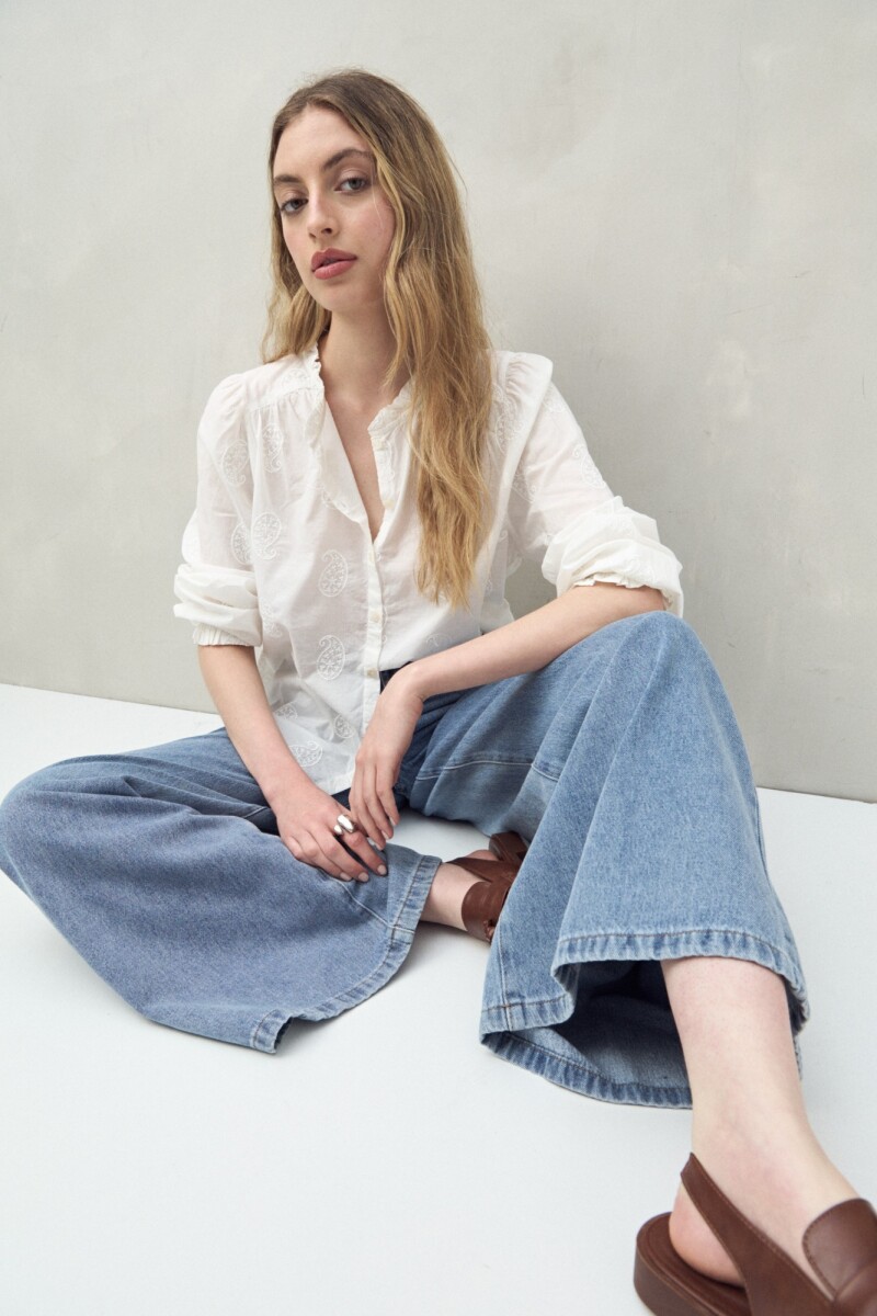 CAMISA ARABESCO - Blanco 