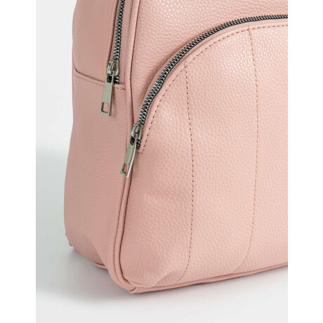 Mochila Puffy Flores Rosa Viejo