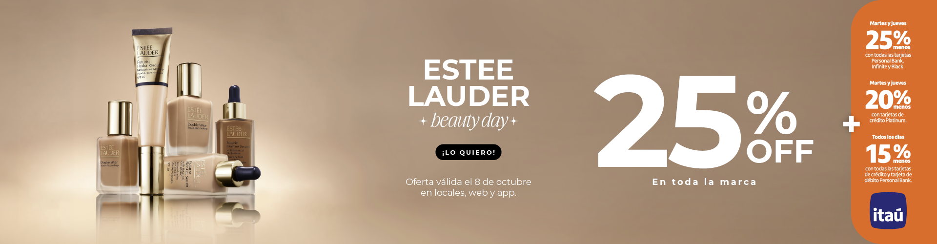 estee lauder 25%