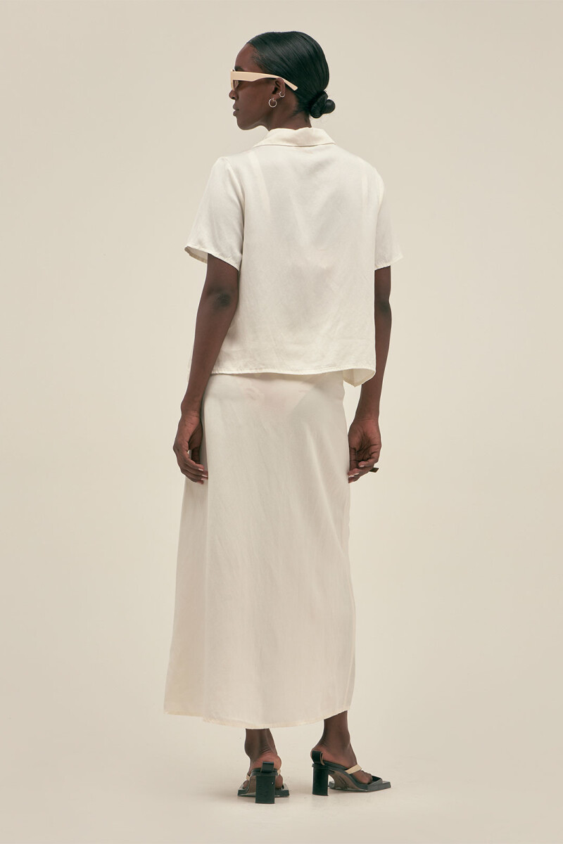 SHORT SLEEVE SHIRT Cream