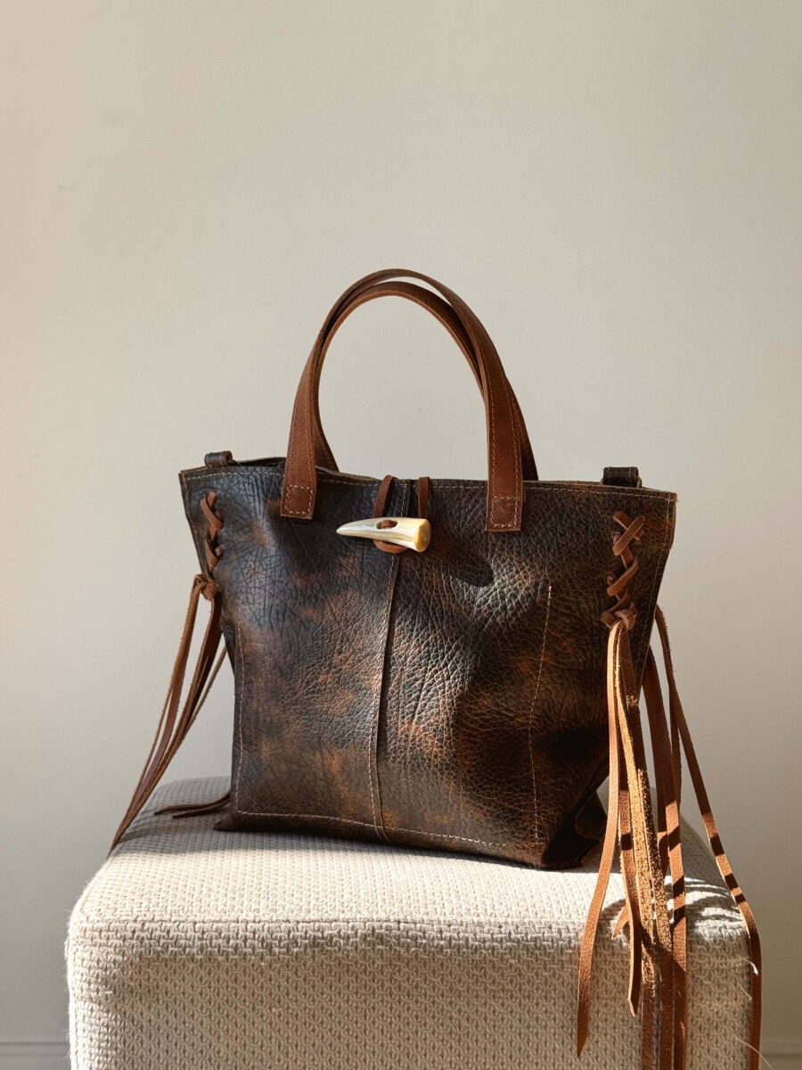 Cartera Texas Medium - Antic Marron 