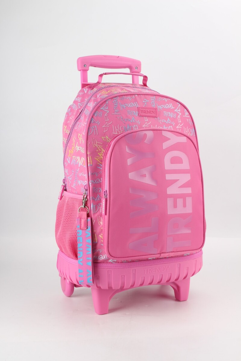 Mochila con carrito Trendy Rosado