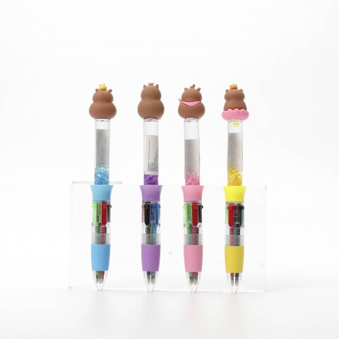 LAPICERA 4 COLORES CON EFECTO ARENA MOVEDIZA (CARPINCHO) LAPICERA 4 COLORES CON EFECTO ARENA MOVEDIZA (CARPINCHO)