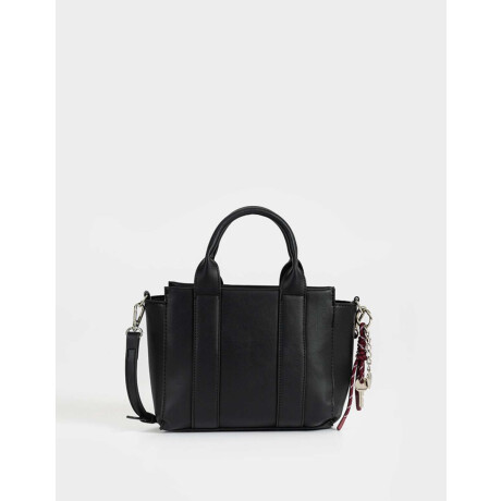 Cartera City Con Charm Negro