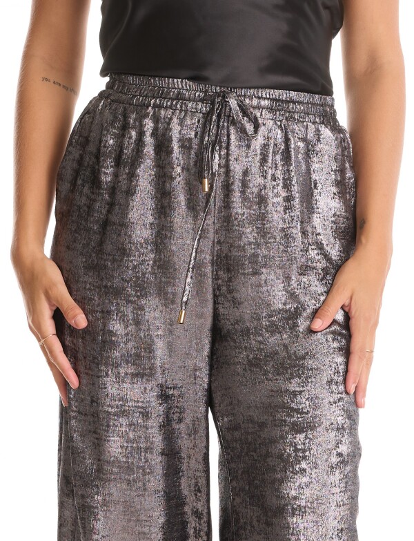 Pantalon Brillo PLATEADO
