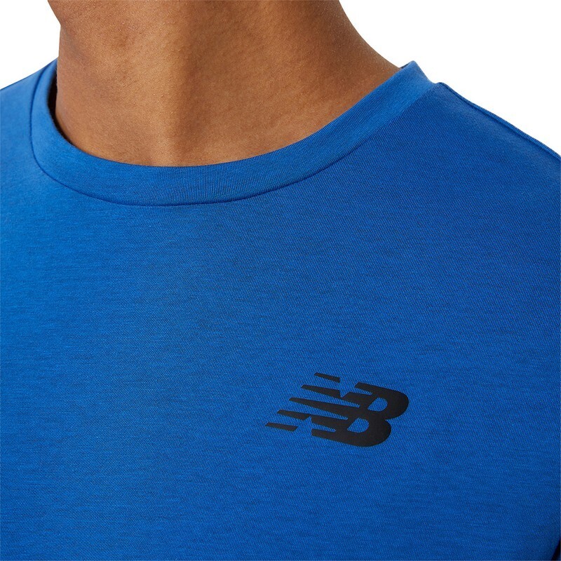 Remera New Balance Heathertech Azul