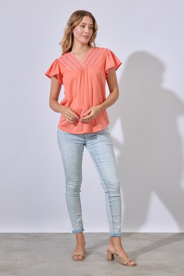 Blusa Puntilla CORAL