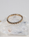 Sets Anillos Strass Set De Anillos Corazón Cubic - Dorado