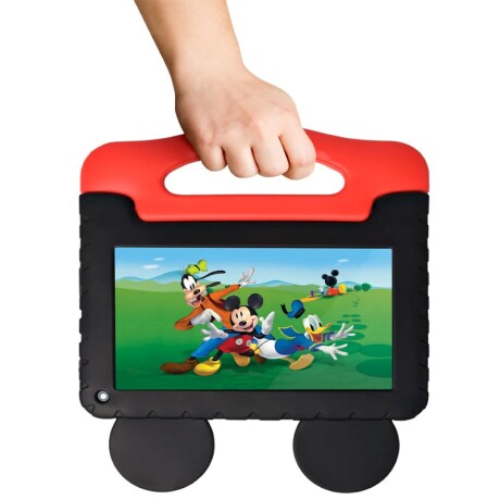 Tablet Kids Mickey 7 Wifi 2/32GB Multilaser NB604 NEGRO-ROJO