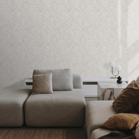 Empapelado Diamond Taupe