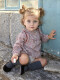 Blusa Estampado Florecitas Granate