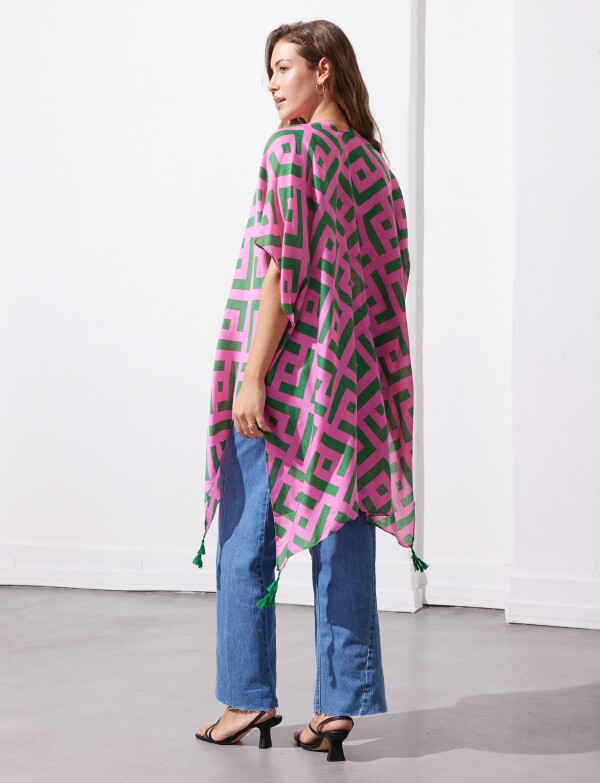 Kimono Printed FUCSIA/MULTI
