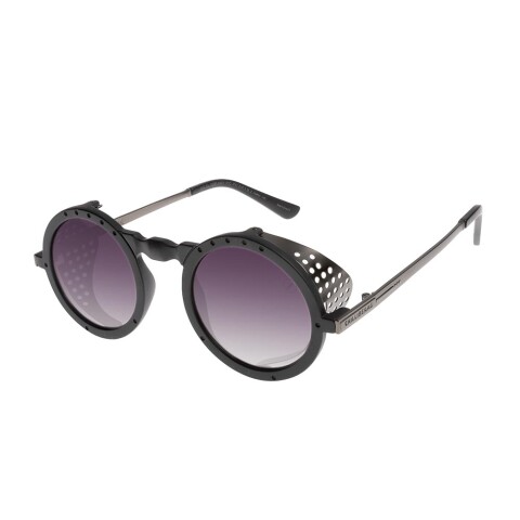 Lentes De Sol Alok Redondo - Unisex Fume/Negro