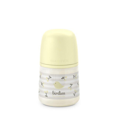Mamadera Suavinex Pro Birdies Crema Flujo S 150ml Mamadera Suavinex Pro Birdies Crema Flujo S 150ml