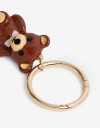 Llavero Acrilico Llavero Mini Toy Oso. - Marron Medio