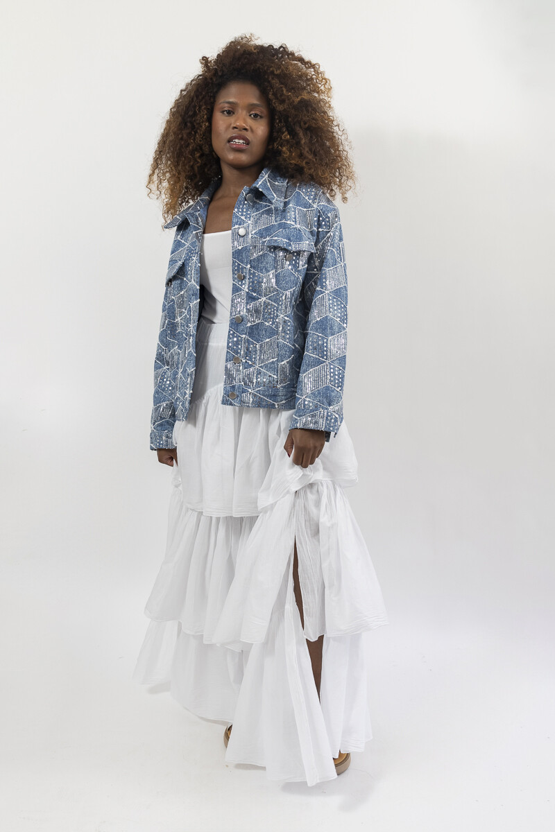 Falda Algodón Maia - BLANCO 