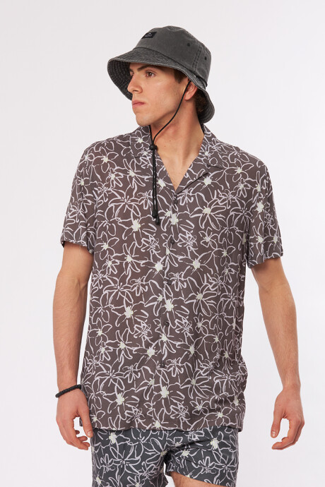 CAMISA SAGI RUSTY Gris Oscuro