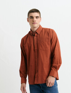 012639 CAMISA HARRY Ladrillo