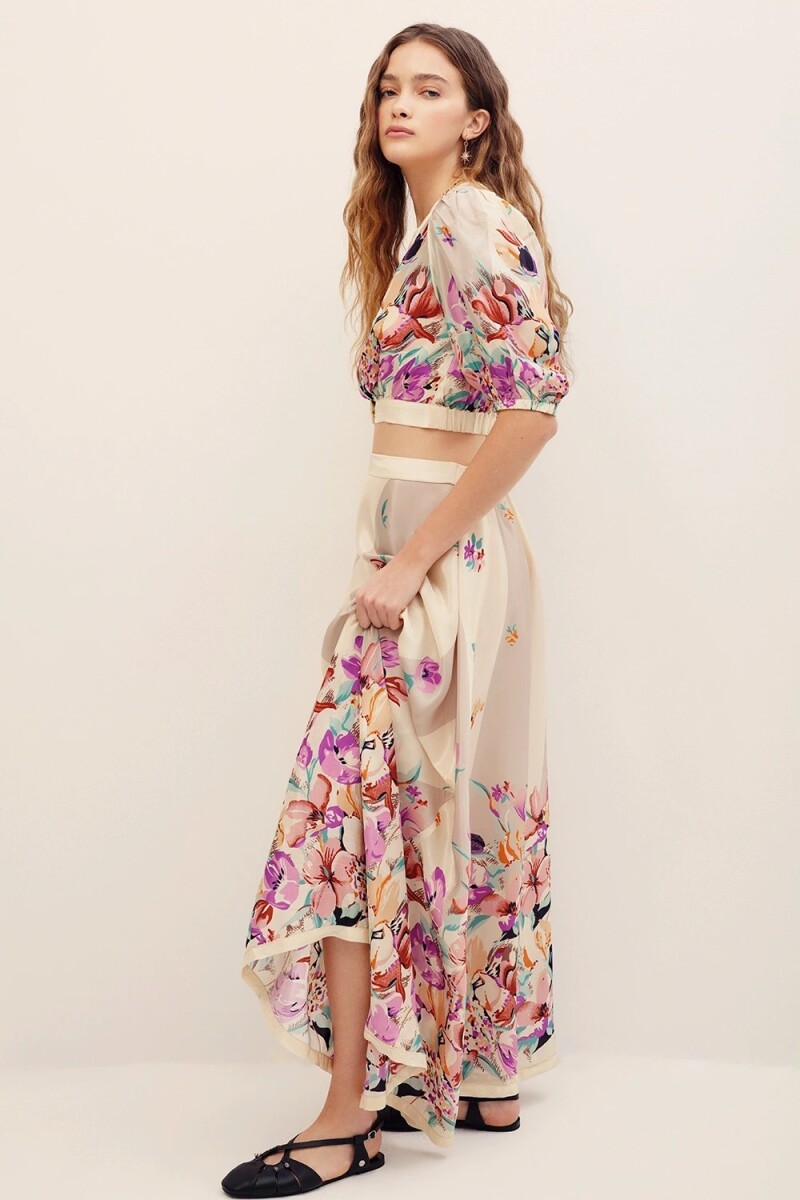 FALDA WHITE AZUCENA Multicolor