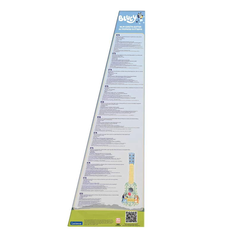 Guitarra Infantil Lexibook De Madera Bluey 53 Cm Guitarra Infantil Lexibook De Madera Bluey 53 Cm