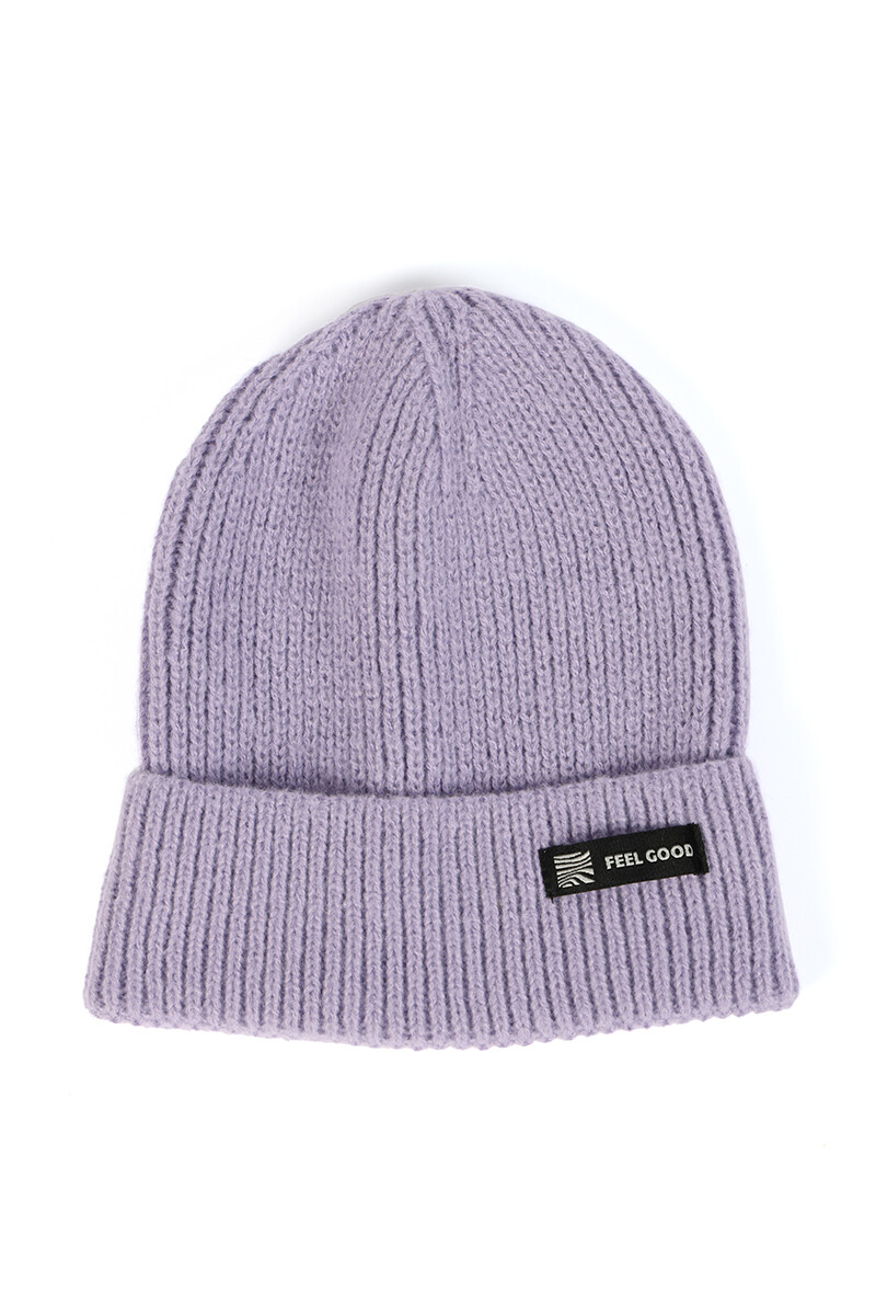 Gorro tejido Rio Violeta