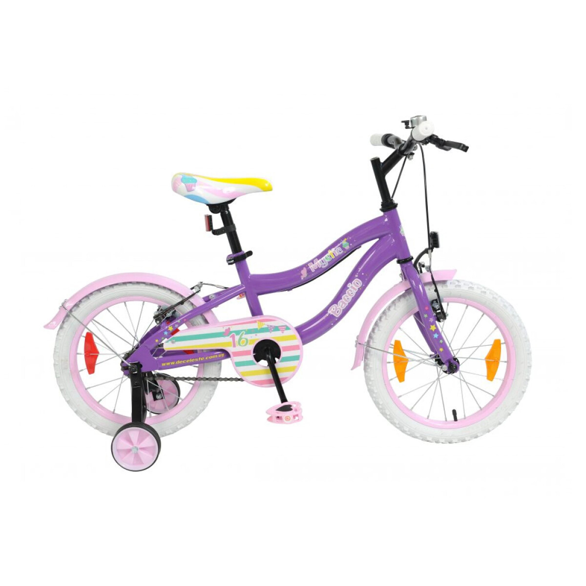 Bicicleta Baccio Mystic rodado 16 - Violeta 