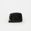 Bandolera Eterial en cuero graneado Negro