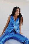 Chaleco Serrano by Agnes Azul Galáctico
