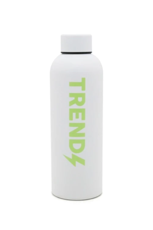 Botella doble capa de acero 500ML Blanco