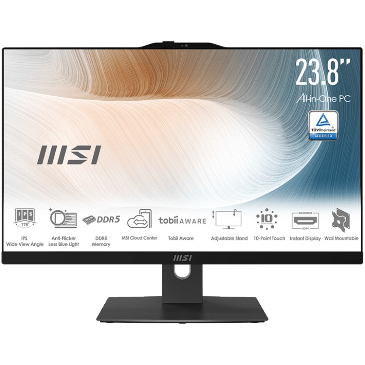 Equipo All In One Msi Core I7 5.4GHZ, 16GB, 1TB SSD+1TB Hdd, 24" Fhd Touch 