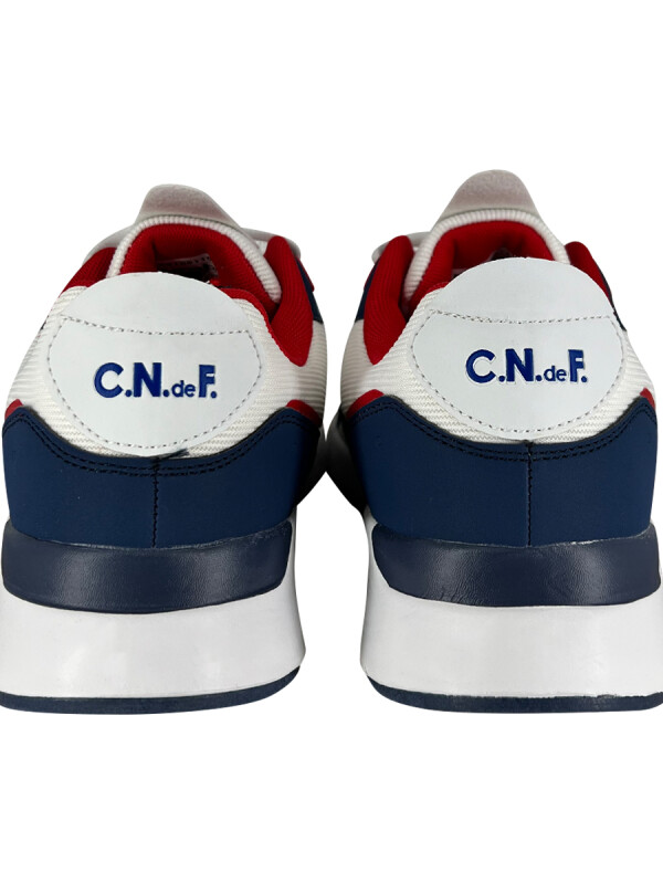 Calzado Funky CNdeF Nacional Hombre Azul Marino, Rojo, Blanco