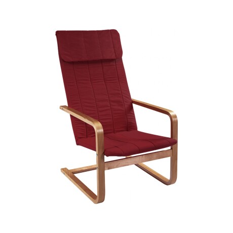 SILLA SILLÓN FLEX TELA ROJO A104H BORDEAUX