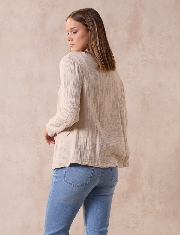 Chaqueta Algodon BEIGE