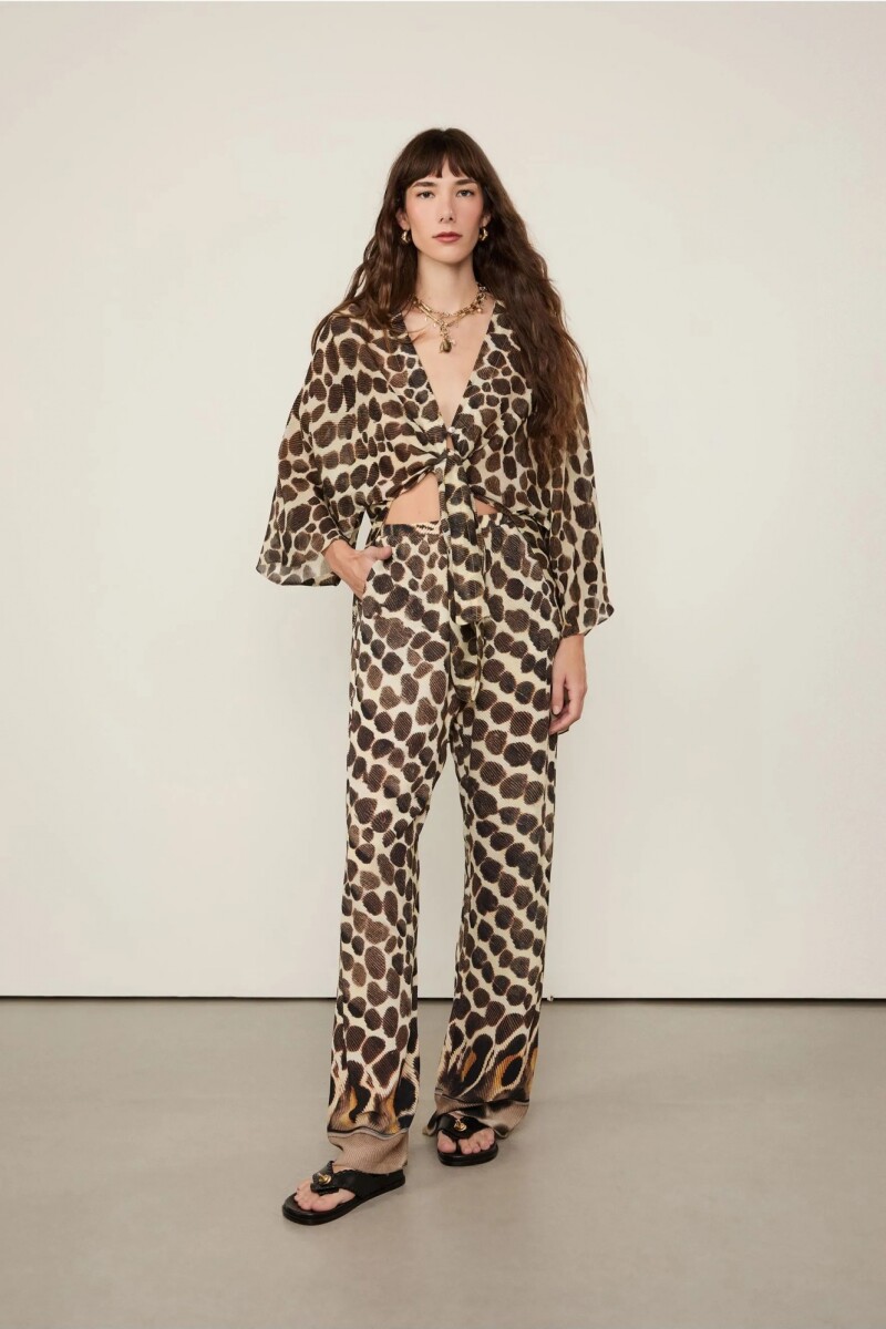 BLUSA NUDO Estampado