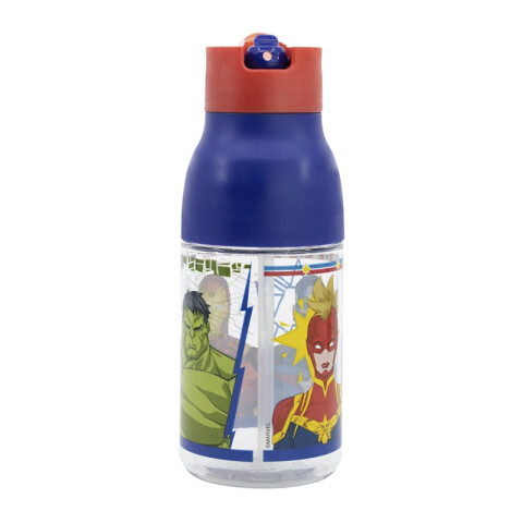Botella Doble Apertura Avengers 420 ml U