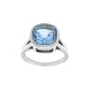 Anillo Solitario-Plata 925-Piedra Agua Marina-AN3839 conpiedra